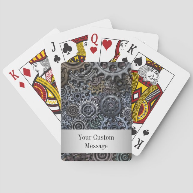 Kundengerechter Metallgang-Entwurf Spielkarten (Rückseite)