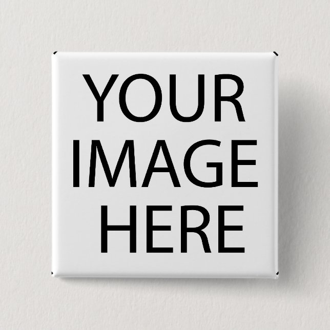 kundengerechter quadratischer Knopf Button (Vorderseite)