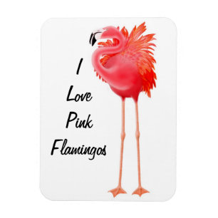 Kundengerechter rosa Flamingo-Vogel-Prämien-Magnet Magnet