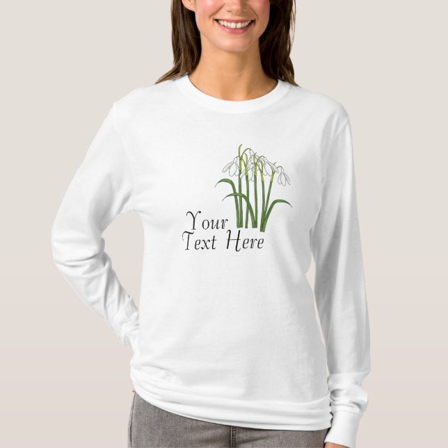 Kundengerechter Snowdrop T - Shirt (Vorderseite)