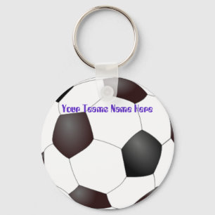 Kundengerechter Soccerball Team-Schlüsselanhänger Schlüsselanhänger