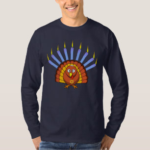 Kundengerechter Thanksgivukkah Menurkey T - Shirt
