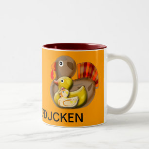 Kundengerechter Turducken Entwurf Zweifarbige Tasse