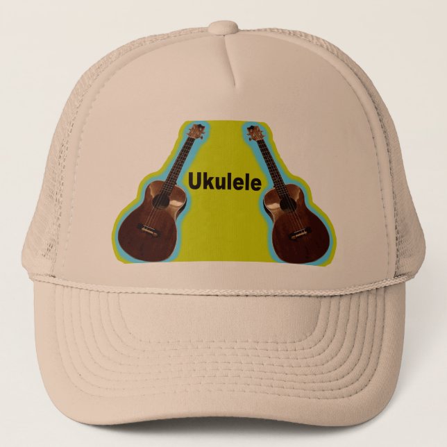 Kundengerechter Ukulele-Hut Truckerkappe (Vorderseite)