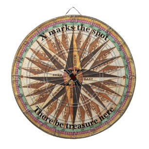 Kundengerechter Vintager KompassDartboard Dartscheibe