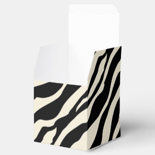 Kundengerechter Zebra-Druck-Bevorzugungs-Kasten Geschenkschachtel