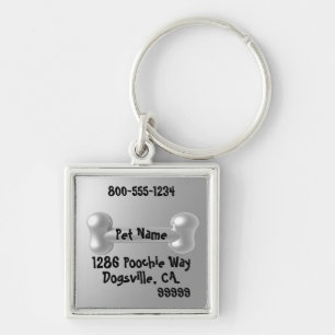 Kundengerechter Zinnblick 3D Schlüsselanhänger