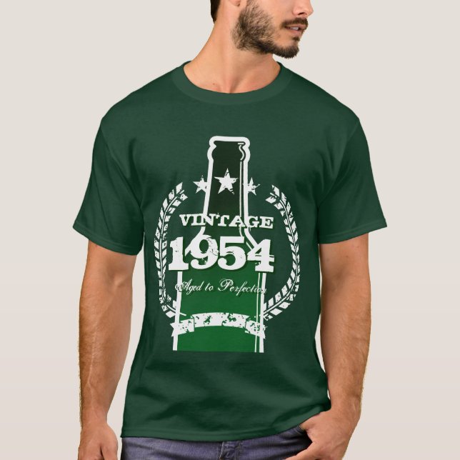 Kundengerechtes 1954 Vintages T-Shirt (Vorderseite)
