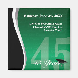 Kundengerechtes 45 Jahr-Klassen-Wiedersehen Magnet
