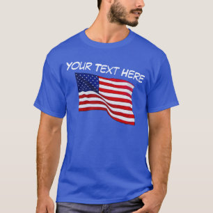 Kundengerechtes amerikanische Flaggen-Shirt für T-Shirt