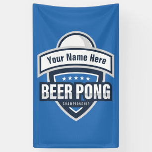 Kundengerechtes Bier Pong Meisterschafts-Logo Banner