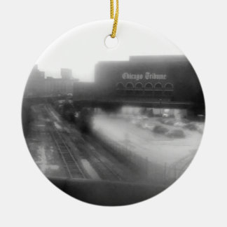 Kundengerechtes Chicago Tribune verzieren Keramik Ornament
