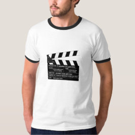 Kundengerechtes Clapperboard für Filmemacher T-Shirt