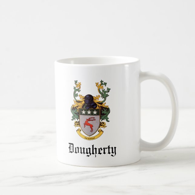 Kundengerechtes Dougherty Wappen Kaffeetasse (Rechts)