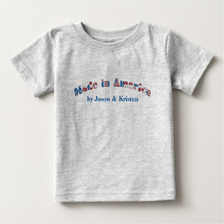 Kundengerechtes gemacht im Amerika-Kleinkind-T - Baby T-shirt