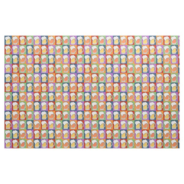 Kundengerechtes Gewebe der BIER Pop-Kunst Stoff (Yard (91,4 cm))
