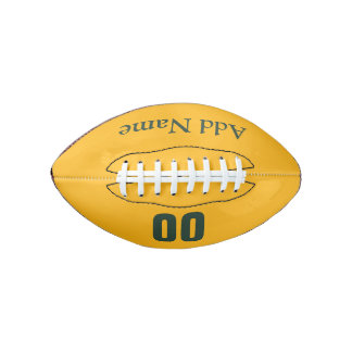 Kundengerechtes Grün/Goldminifußball Football