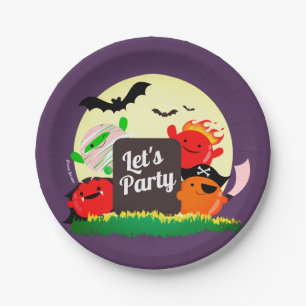 Kundengerechtes Halloween - lassen Sie uns Party Pappteller
