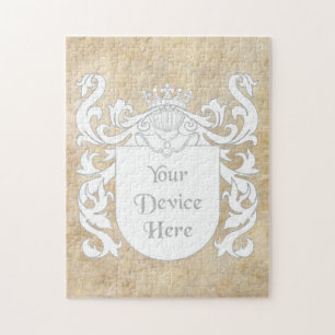 Kundengerechtes heraldisches Schild Puzzle