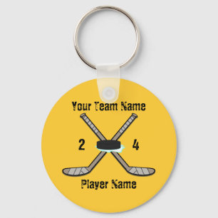 Kundengerechtes Hockey-Schlüsselkette Schlüsselanhänger