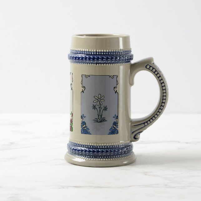 Kundengerechtes Jahrestagsblau Bierglas (Rechts)
