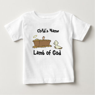 Kundengerechtes Lamm des Gott-T - Shirt