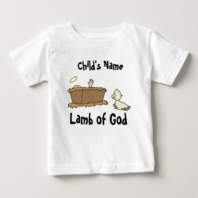 Kundengerechtes Lamm des Gott-T - Shirt (Vorderseite)