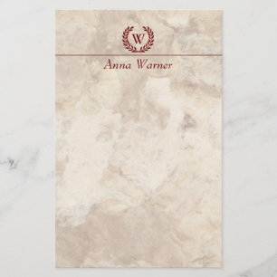 Kundengerechtes Monogramm Briefpapier
