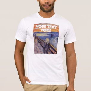 Kundengerechtes Munchs Schrei T-Shirt
