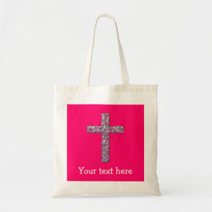 Kundengerechtes Pink-Kreuz Tragetasche
