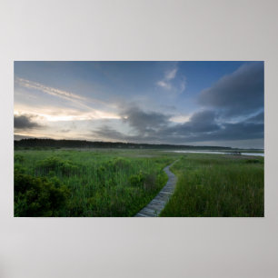 Kundengerechtes Plakat: Äußere Bank-Promenade Poster
