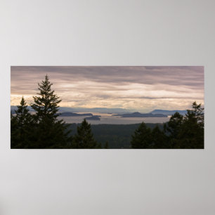 Kundengerechtes Plakat: San- Juaninseln Pano Poster