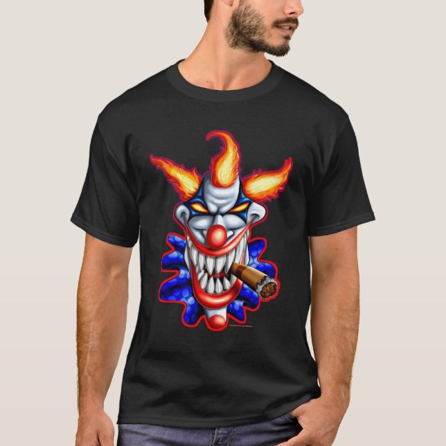 (Kundengerechtes) psychisches Clown-Shirt T-Shirt (Vorderseite)