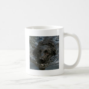Kundengerechtes schwarzes Labrador retriever Kaffeetasse