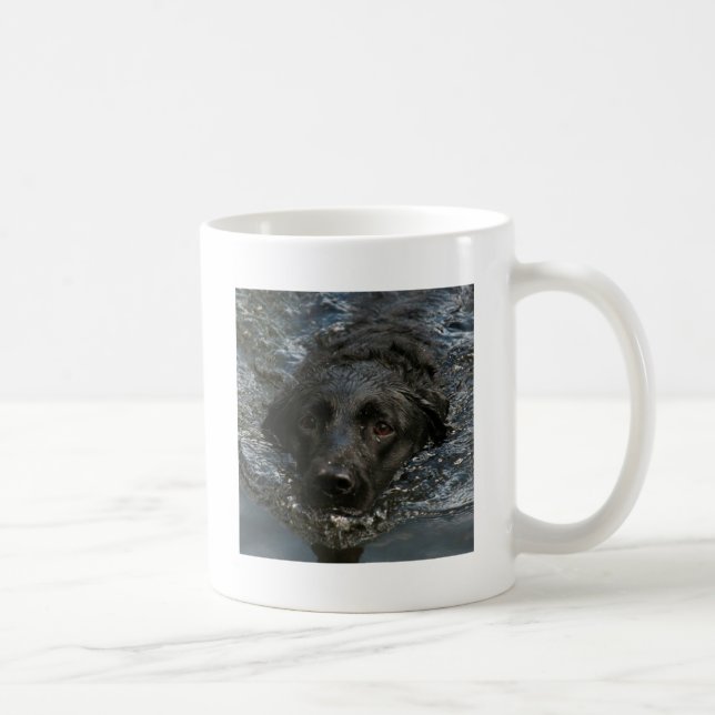 Kundengerechtes schwarzes Labrador retriever Kaffeetasse (Rechts)