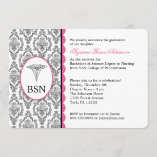 KUNDENGERECHTES schwarzes Rosa des Einladung