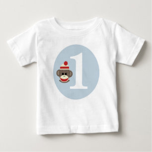 Kundengerechtes Socken-Affegeburtstags-Shirt Baby T-shirt