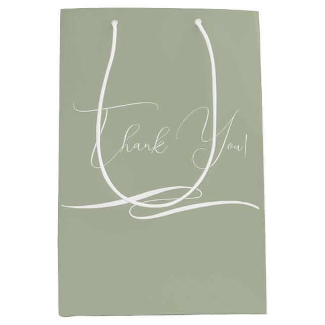 Kundengeschenk Dankeschön Tasche mit individuellem Mittlere Geschenktüte (Vorderseite)