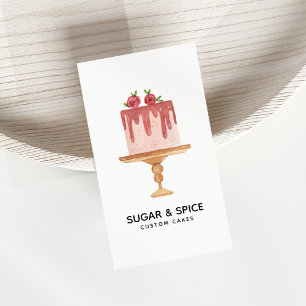Kundenkarte für Kuchen / Bäckerei Visitenkarte
