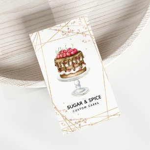 Kundenkarte für Kuchen / Bäckerei Visitenkarte