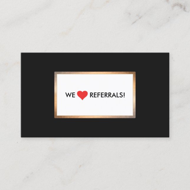 Kundenkarte Red Heart Card Empfehlungskarte (Vorderseite)