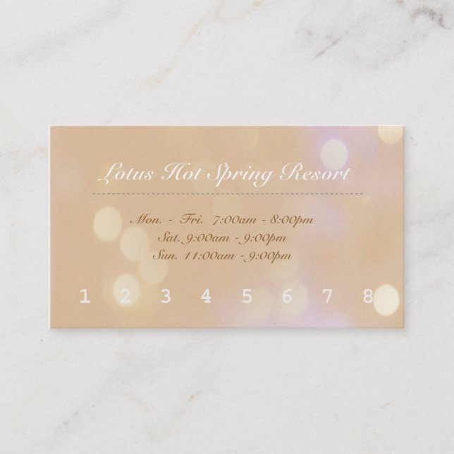 Kundenkarte Treuekarte (Vorderseite)