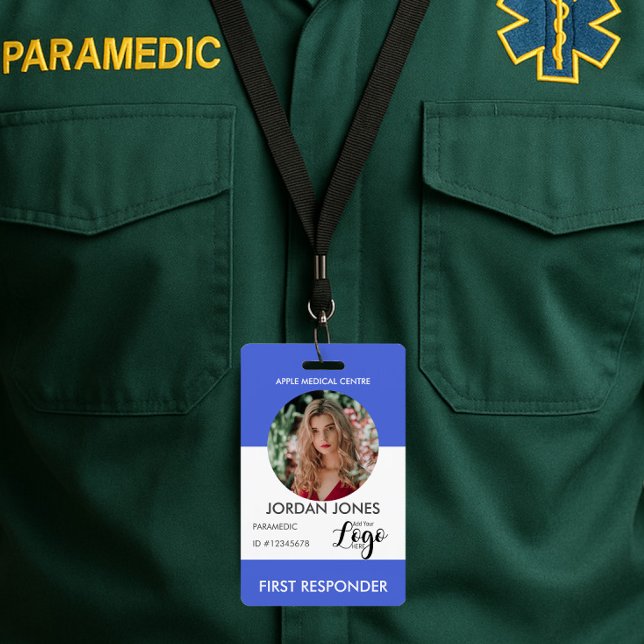 Kundenlogo Geschäftspersonal Foto Security Blau Ausweis (Von Creator hochgeladen)