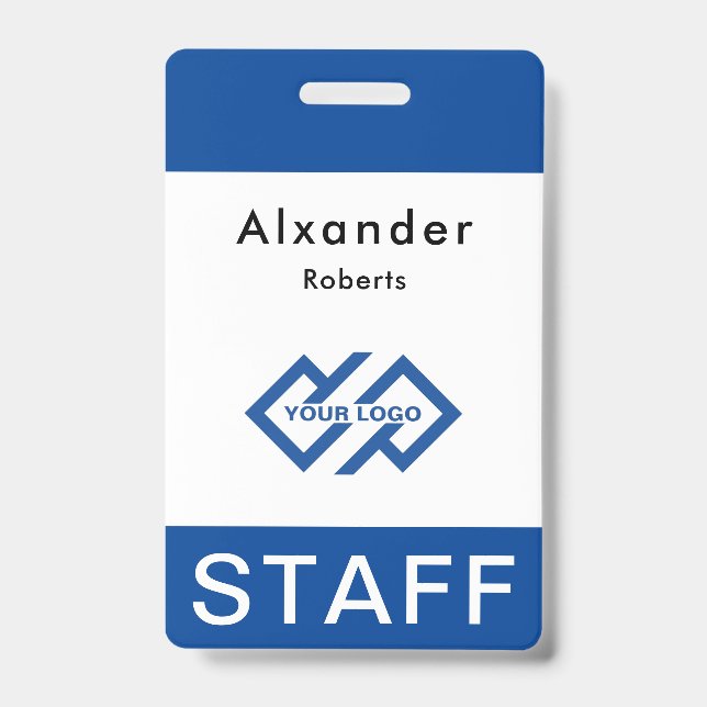 Kundenname Abzeichen-Logo Ausweis (Vorderseite)