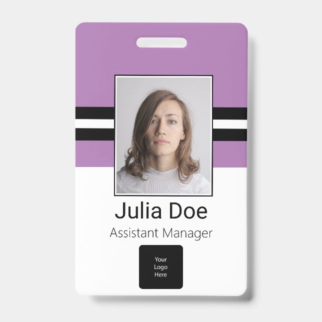 Kundenname, Foto, Bar, Logo Ausweis (Vorderseite)