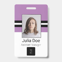 Kundenname, Foto, Bar, Logo Ausweis