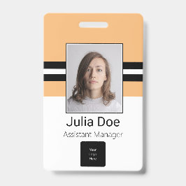 Kundenname, Foto, Bar, Logo Ausweis