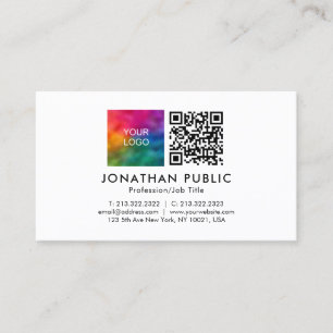 Kundenname QR Code Firmenlogo hier Telefonnummerkarte