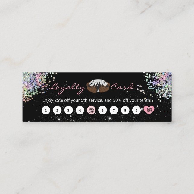 Kundenrabatt Treuekarte (Vorderseite)