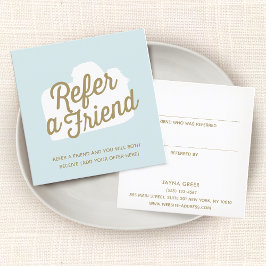 Kundenreferenz für Fotografen Empfehlungskarte